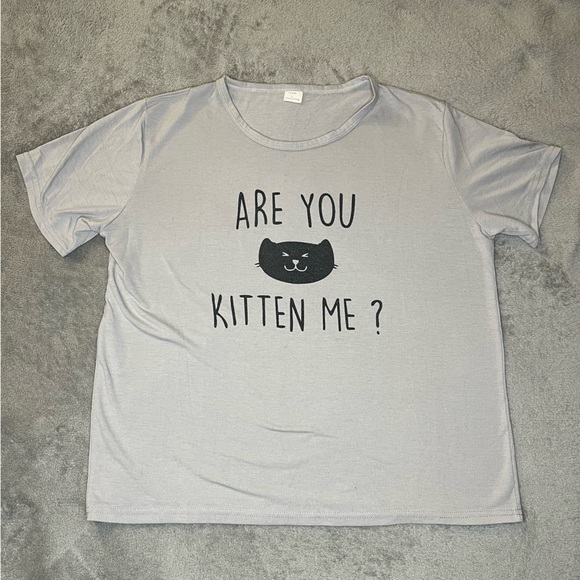 Women’s size large “Are You Kitten Me” pajama set - Picture 3 of 6
